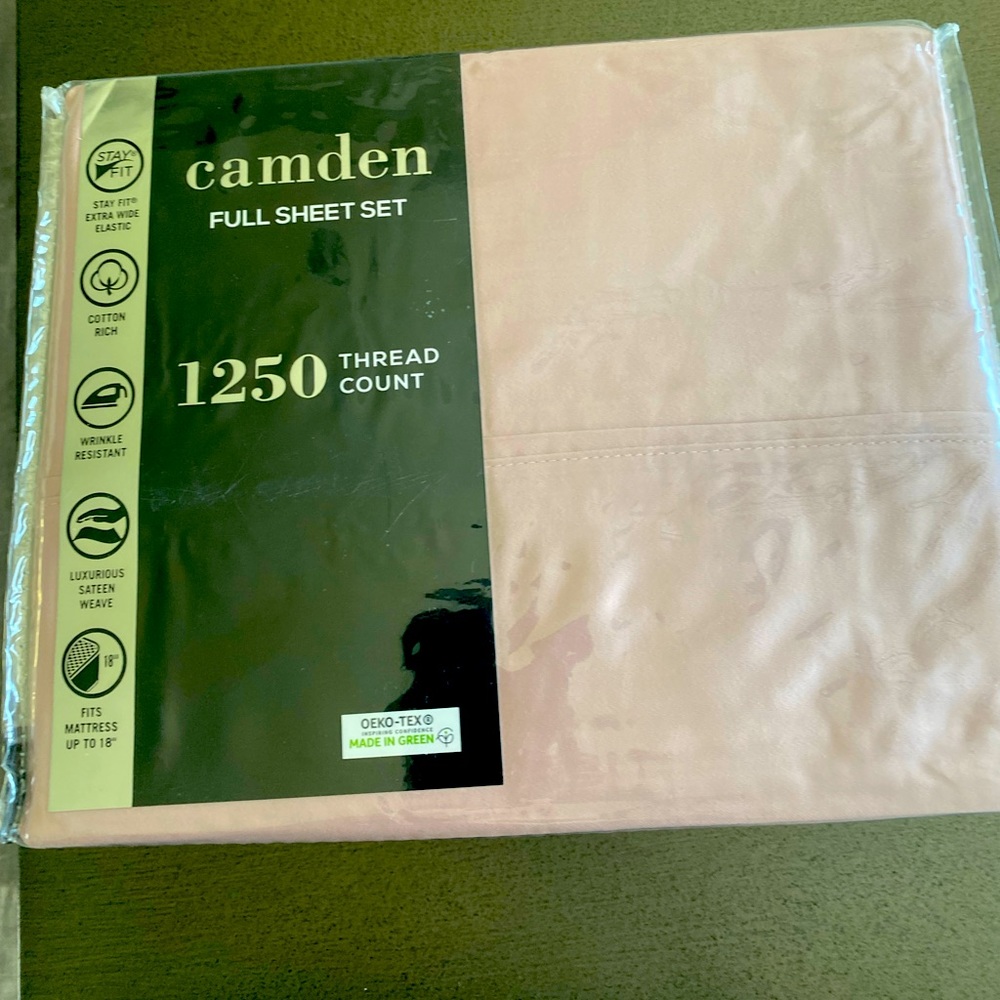 New 1250 thread count full sheet set